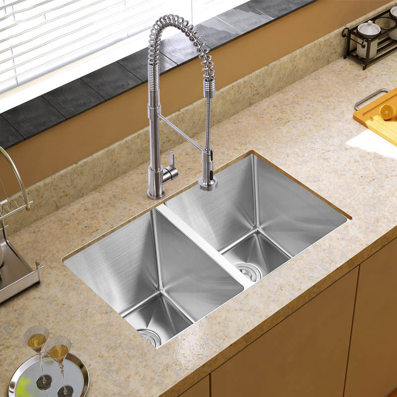 Equal Double Bowl Square Shape