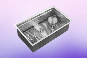 Single Bowl Square with Accessories 